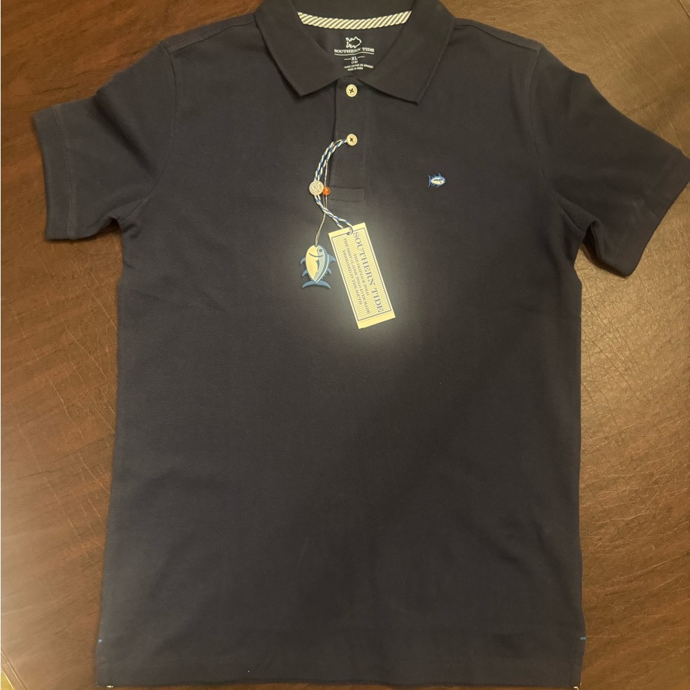 Southern Tide boys XL Navy Polo Shirt